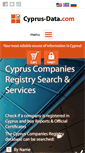Mobile Screenshot of cyprus-data.com